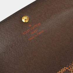 Louis Vuitton Damier Ebene Canvas Wallet