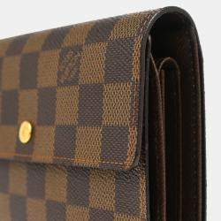 Louis Vuitton Damier Ebene Canvas Wallet