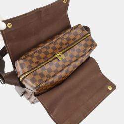 Louis Vuitton Naviglio Damier Ebene Canvas Shoulder Bag