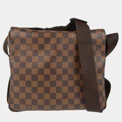 Louis Vuitton Naviglio Damier Ebene Canvas Shoulder Bag