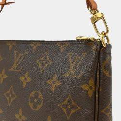 Louis Vuitton Pochette Accessoires Monogram Canvas Clutch Bag