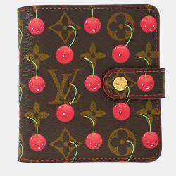Louis Vuitton Compact Cherry Monogram Canvas Wallet