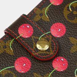 Louis Vuitton Compact Cherry Monogram Canvas Wallet