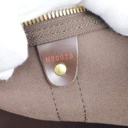 Louis Vuitton Keepall Bandouliere 55 Damier Ebene Canvas Duffle Bag