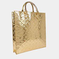 Louis Vuitton Miroir Sac Plat Gold Monogram Tote Bag