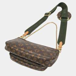 Louis Vuitton Monogram Multi Pochette Accessoires Pouch Shoulder Bag Khaki Monogram