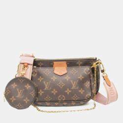 Louis Vuitton Monogram Multi Pochette Accessoires Pouch Shoulder Bag Monogram Rose Clair