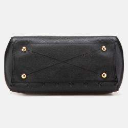 Louis Vuitton Black Monogram Empreinte Montaigne MM