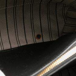 Louis Vuitton Black Monogram Empreinte Montaigne MM