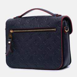 Louis Vuitton Navy Blue Monogram Empreinte Pochette Metis