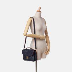Louis Vuitton Navy Blue Monogram Empreinte Pochette Metis