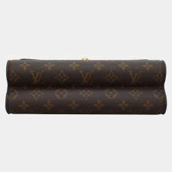 Louis Vuitton Victoire Black Brown Monogram Chain Bag