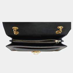 Louis Vuitton Victoire Black Brown Monogram Chain Bag