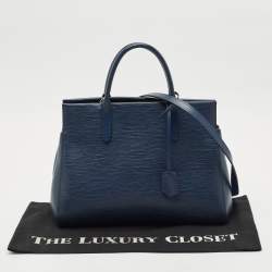 Louis Vuitton Saphir Epi Leather Marly MM Bag