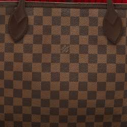 Louis Vuitton Damier Ebene Canvas Neverfull MM Bag