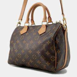 Louis Vuitton Speedy Bandouliere 25 Brown Monogram Canvas Shoulder Bag