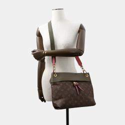 Louis Vuitton Tuileries Besace Khaki/Pink Monogram Canvas Bag