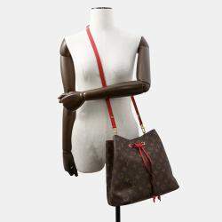 Louis Vuitton NéoNoé MM Coquelicot Monogram Canvas Bag