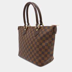 Louis Vuitton Saleya PM Red Damier Ebene Canvas Tote