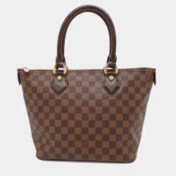 Louis Vuitton Saleya PM Red Damier Ebene Canvas Tote