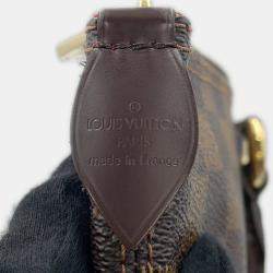 Louis Vuitton Saleya PM Red Damier Ebene Canvas Tote