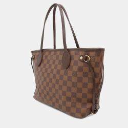 Pre Owned Louis Vuitton Neverfull PM Red Damier Ebene Canvas Tote