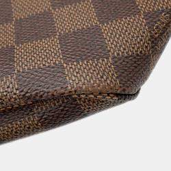 Pre Owned Louis Vuitton Neverfull PM Red Damier Ebene Canvas Tote