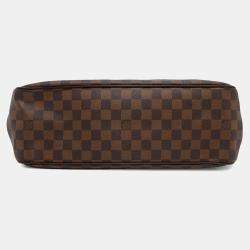 Louis Vuitton Batignolles Horizontal Red Damier Ebene Canvas Tote