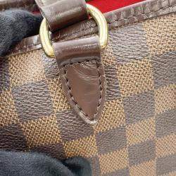 Louis Vuitton Batignolles Horizontal Red Damier Ebene Canvas Tote