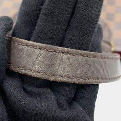 Louis Vuitton Batignolles Horizontal Red Damier Ebene Canvas Tote