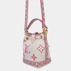 Louis Vuitton Nano Noe Rose Monogram Visor Pool Bag