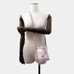 Louis Vuitton Nano Noe Rose Monogram Visor Pool Bag
