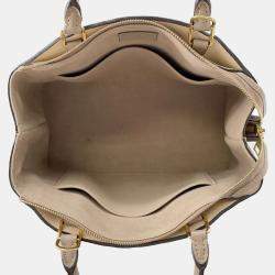 Louis Vuitton Petit Palais Tourterelle Claims Bicolor Monogram Empreinte Leather Size Pm