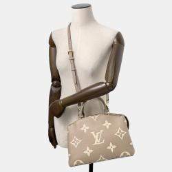 Louis Vuitton Petit Palais Tourterelle Claims Bicolor Monogram Empreinte Leather Size Pm