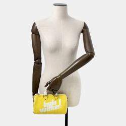 Louis Vuitton Everyday Lv Keepall Yellow Leather Size Xs
