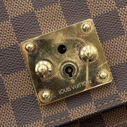 Pre Owned Louis Vuitton Monceau Spo Brown Damier Ebene Canvas Shoulder Bag