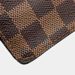 Pre Owned Louis Vuitton Monceau Spo Brown Damier Ebene Canvas Shoulder Bag