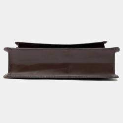 Pre Owned Louis Vuitton Monceau Spo Brown Damier Ebene Canvas Shoulder Bag