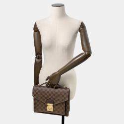 Pre Owned Louis Vuitton Monceau Spo Brown Damier Ebene Canvas Shoulder Bag