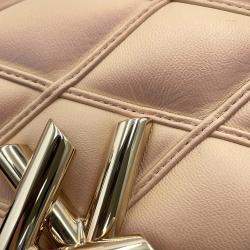 Louis Vuitton Maltage Pico Go-14 Beige Lambskin Chain Shoulder Bag 