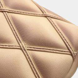 Louis Vuitton Maltage Pico Go-14 Beige Lambskin Chain Shoulder Bag 