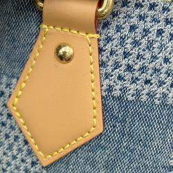 Louis Vuitton Speedy Bandouliere Blue Damier Denim Size 25