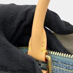 Louis Vuitton Speedy Bandouliere Blue Damier Denim Size 25