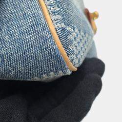 Louis Vuitton Speedy Bandouliere Blue Damier Denim Size 25