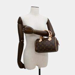 Louis Vuitton Speedy Bandouliere Noir Monogram Size 20