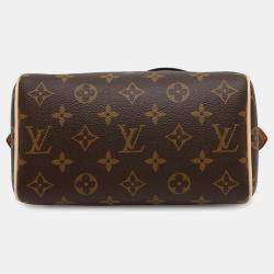 Louis Vuitton Speedy Bandouliere Noir Monogram Size 20