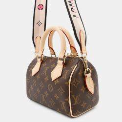 Louis Vuitton Speedy Bandouliere Noir Monogram Size 20