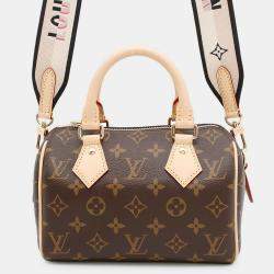 Louis Vuitton Speedy Bandouliere Noir Monogram Size 20