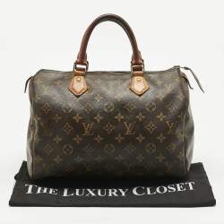 Louis Vuitton Monogram Canvas Speedy 30 Bag