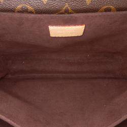 Louis Vuitton Brown Monogram Pochette Metis